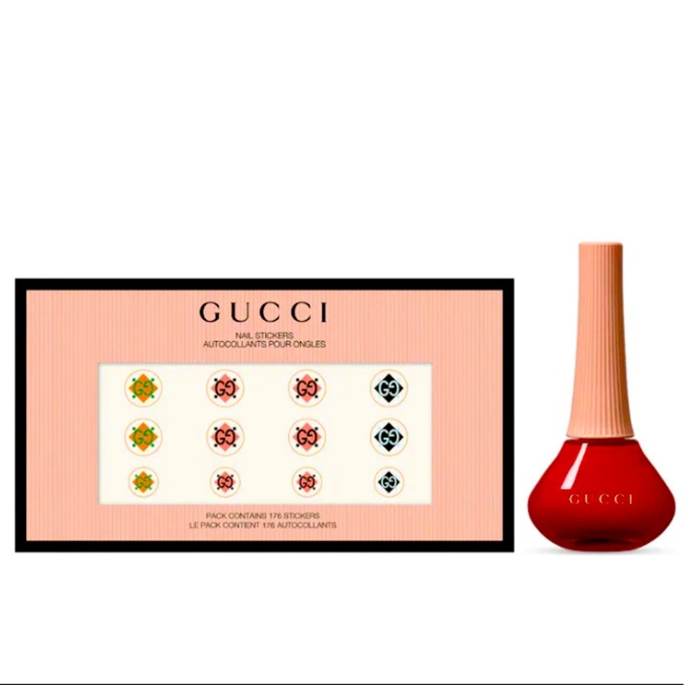 NIP Auth Gucci Nail Art Stickers *sold out in stores*